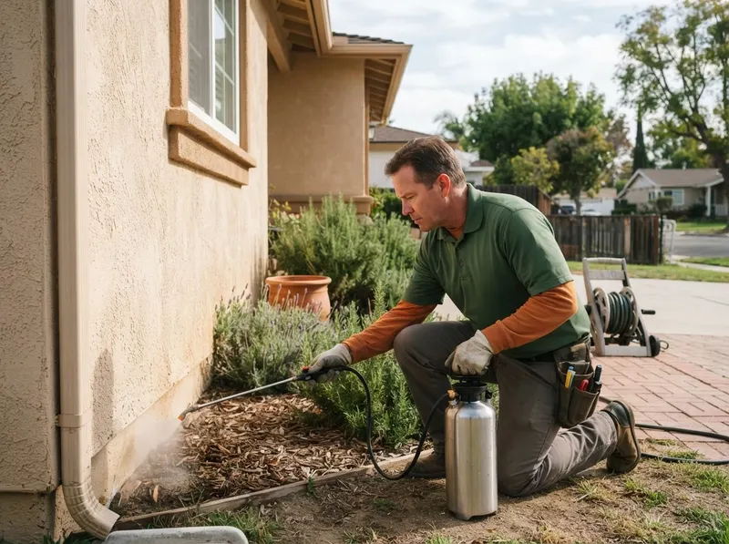 Exterior Spider Barrier Management in Riverside, CA